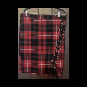 Plaid skirt